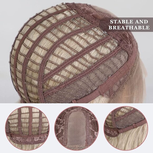 Ombre Ash Blonde Lace WIG - Picture 2 of 5